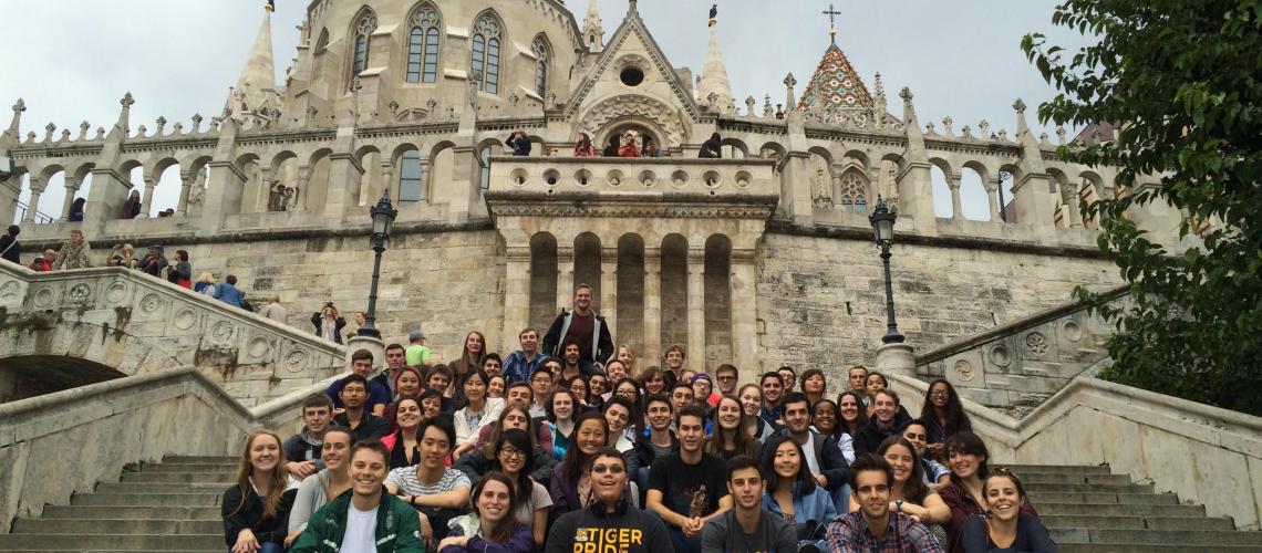 Group Photo at the Buda Castle